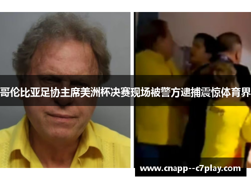 哥伦比亚足协主席美洲杯决赛现场被警方逮捕震惊体育界 哥伦比亚足协主席美洲杯决赛现场被警方逮捕震惊体育界